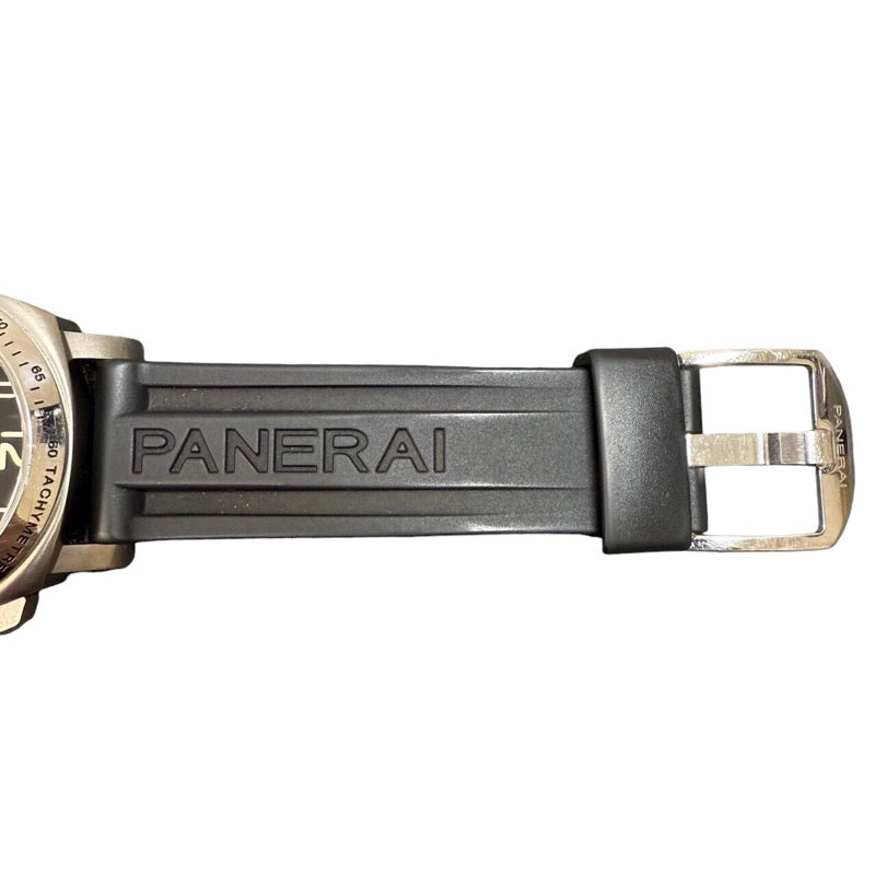 パネライ PANERAI ルミノール　クロノ　エル・プリメロ PAM00074 チタン TI/SS メンズ 腕時計