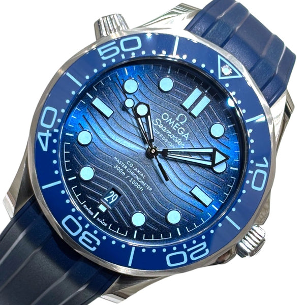 オメガ OMEGA シーマスター ダイバー 300M コーアクシャル 210.32.42.20.03.002 ブルー ステンレススチール 自動巻き メンズ 腕時計