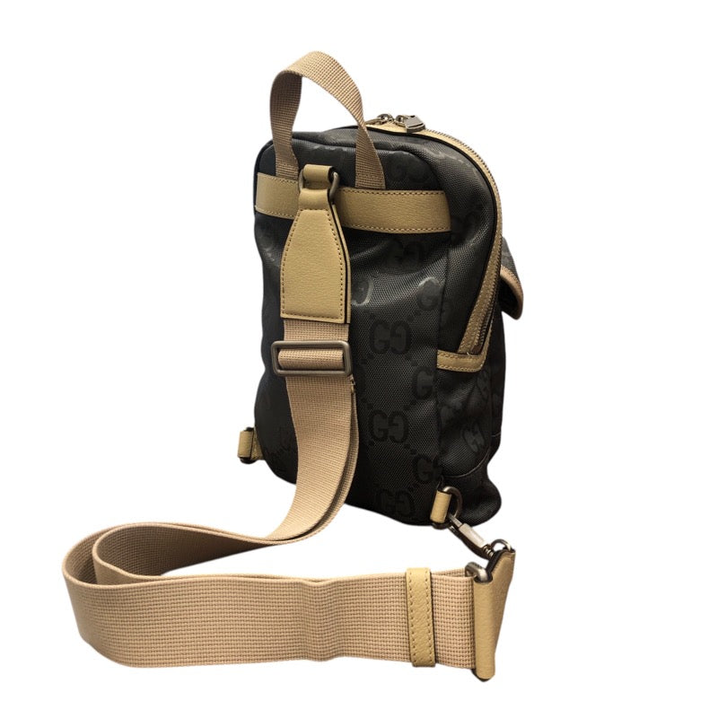 グッチ GUCCI ワンショルダーバッグ 658631 グレー/ベージュ GGグリード メンズ ショルダーバッグ