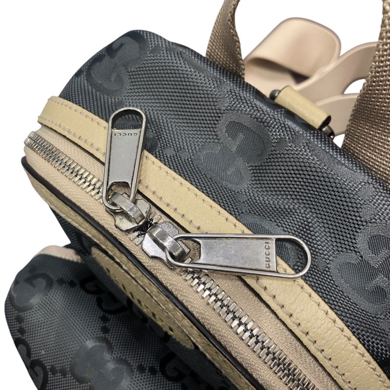 グッチ GUCCI ワンショルダーバッグ 658631 グレー/ベージュ GGグリード メンズ ショルダーバッグ