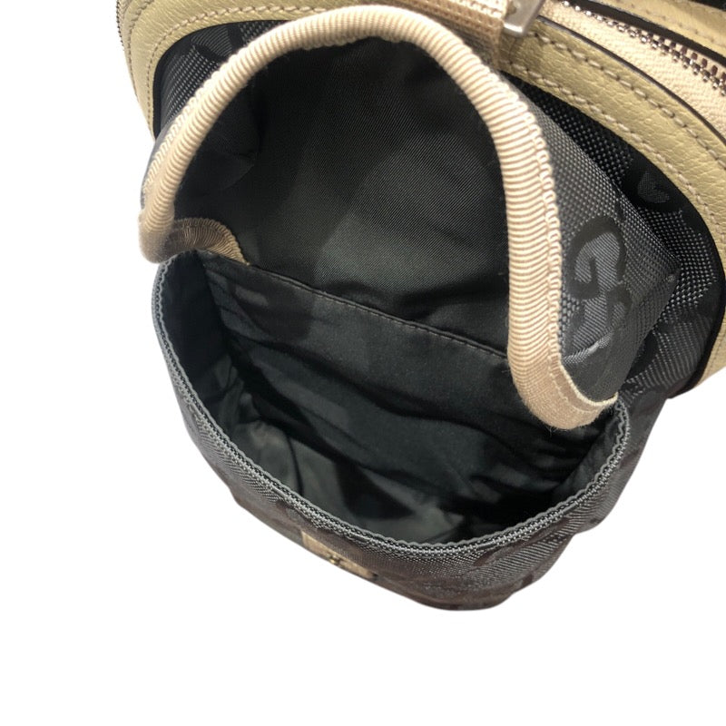 グッチ GUCCI ワンショルダーバッグ 658631 グレー/ベージュ GGグリード メンズ ショルダーバッグ