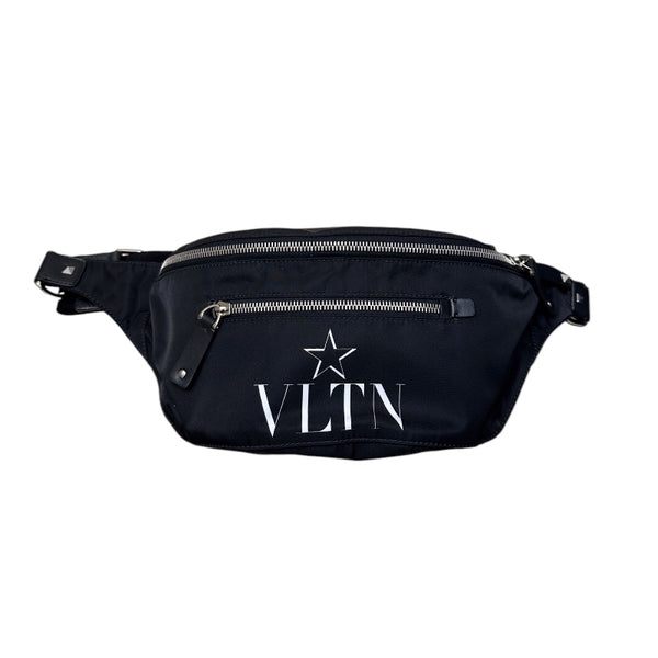 ヴァレンティノ VALENTINO VLTHボディバッグ ブラック ナイロン メンズ