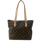 ルイ・ヴィトン LOUIS VUITTON カバ・ピアノ M51148 ブラウン　ゴールド金具  モノグラム レディース ハンドバッグ