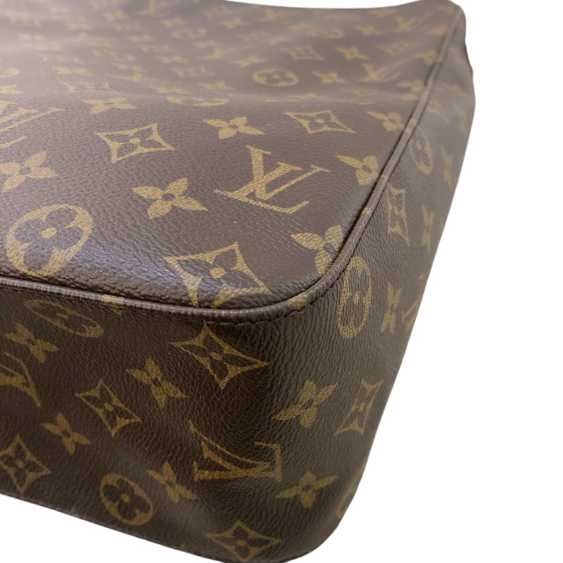 ルイ・ヴィトン LOUIS VUITTON ルーピングGM M51145 ブラウン　ゴールド金具 モノグラム レディース ショルダーバッグ