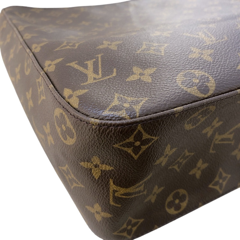 ルイ・ヴィトン LOUIS VUITTON ルーピングGM M51145 ブラウン　ゴールド金具 モノグラム レディース ショルダーバッグ