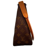 ルイ・ヴィトン LOUIS VUITTON ルーピングMM M51１46 ブラウン ゴールド金具 モノグラム レディース ショルダーバッグ