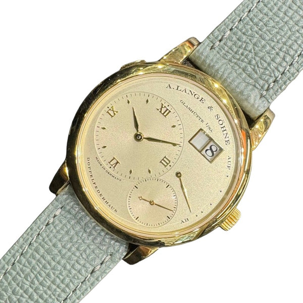 ランゲ＆ゾーネ A.LANGE&SOHNE ランゲ1 101.021 シルバー K18イエローゴールド 750YG 手巻き メンズ 腕時計