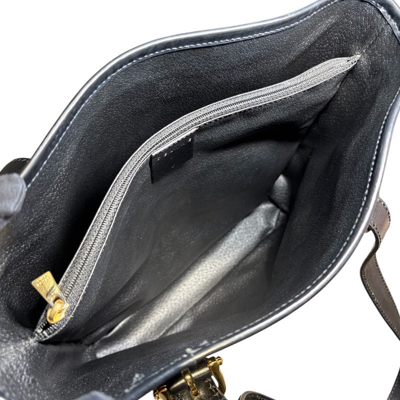 セリーヌ CELINE マカダム柄 トートバッグ ブラック PVC レディース トートバッグ