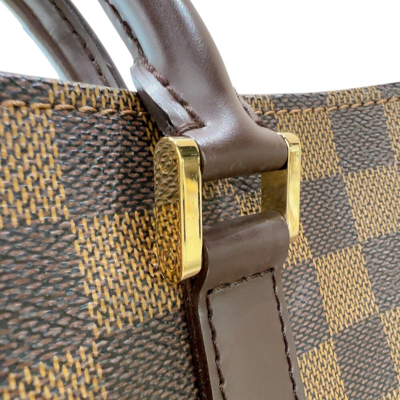 ルイ・ヴィトン LOUIS VUITTON サックプラ N51140 エベヌ ゴールド金具 ダミエ メンズ ハンドバッグ