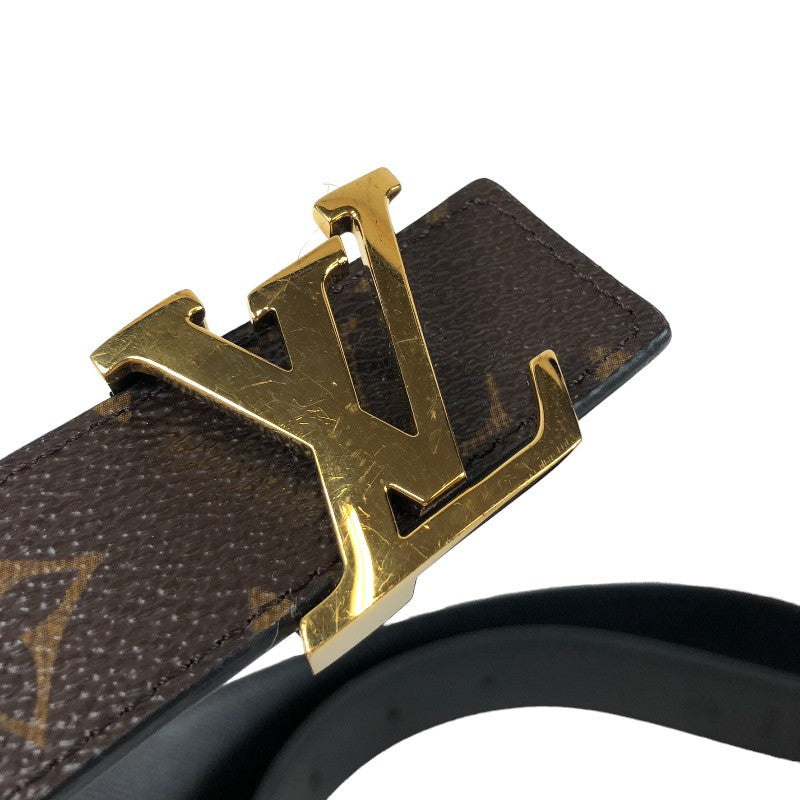 ルイ・ヴィトン LOUIS VUITTON サンチュール・LV イニシャル 30MM M9453 モノグラム×ノワール モノグラム・キャンバス レディース ベルト