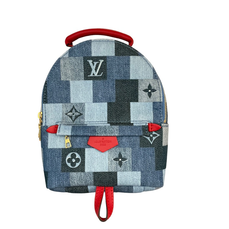 ルイ・ヴィトン LOUIS VUITTON パームスプリングスバックパックMINI M45043 デニムモノグラム レディース リュック・デイパック