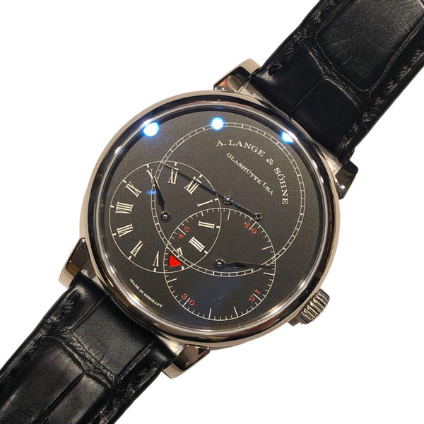 ランゲ＆ゾーネ A.LANGE&SOHNE リヒャルトランゲ ジャンピングセコンド 252.029 ブラック K18ホワイトゴールド 750WG/純正ベルト/純正バックル 手巻き メンズ 腕時計