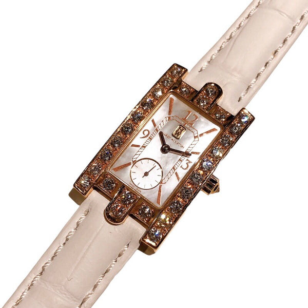 ハリーウィンストン HARRY WINSTON アヴェニュー　クラシック AVBQHM21RR027 ホワイトシェル文字盤 K18PG クオーツ レディース 腕時計