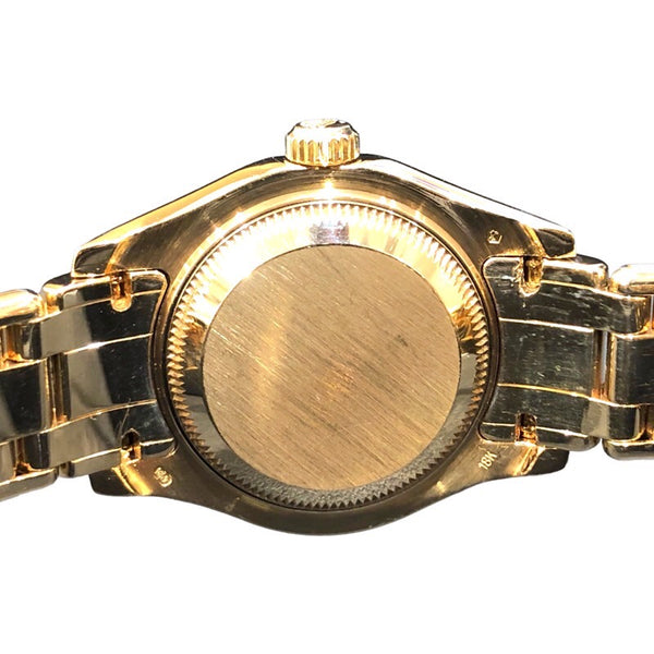 ロレックス ROLEX パールマスター　ラピスラズリダイヤル 80328 K18イエローゴールド 自動巻き レディース 腕時計