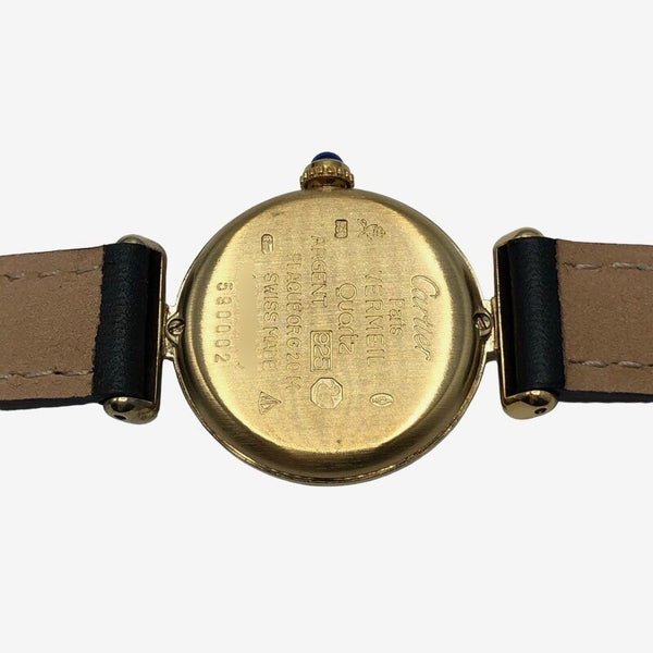 カルティエ Cartier マストコリゼ SM W1000653 アイボリー GP メッキ(GP) レディース 腕時計
