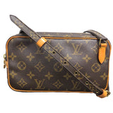 ルイ・ヴィトン LOUIS VUITTON ポシェット・マルリーバンドリエール M51828 ブラウン モノグラムキャンバス レディース ショルダーバッグ