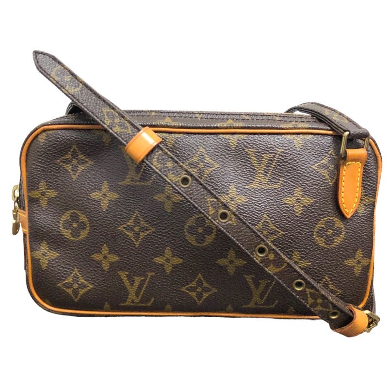 ルイ・ヴィトン LOUIS VUITTON ポシェット・マルリーバンドリエール M51828 ブラウン モノグラムキャンバス レディース ショルダーバッグ