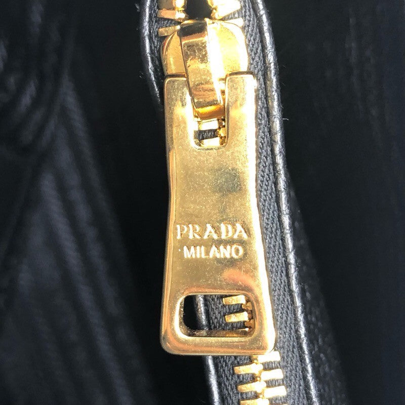 プラダ PRADA ヴィッテロダイノ２WAYトートバッグ 1BA239 ブラック×GD金具 ヴィッテロダイノ レディース トートバッグ