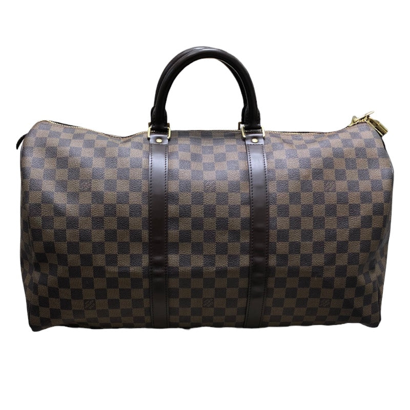 ルイ・ヴィトン LOUIS VUITTON キーポル50 N41427 ブラウン ダミエキャンバス ダミエ ユニセックス ボストンバッグ