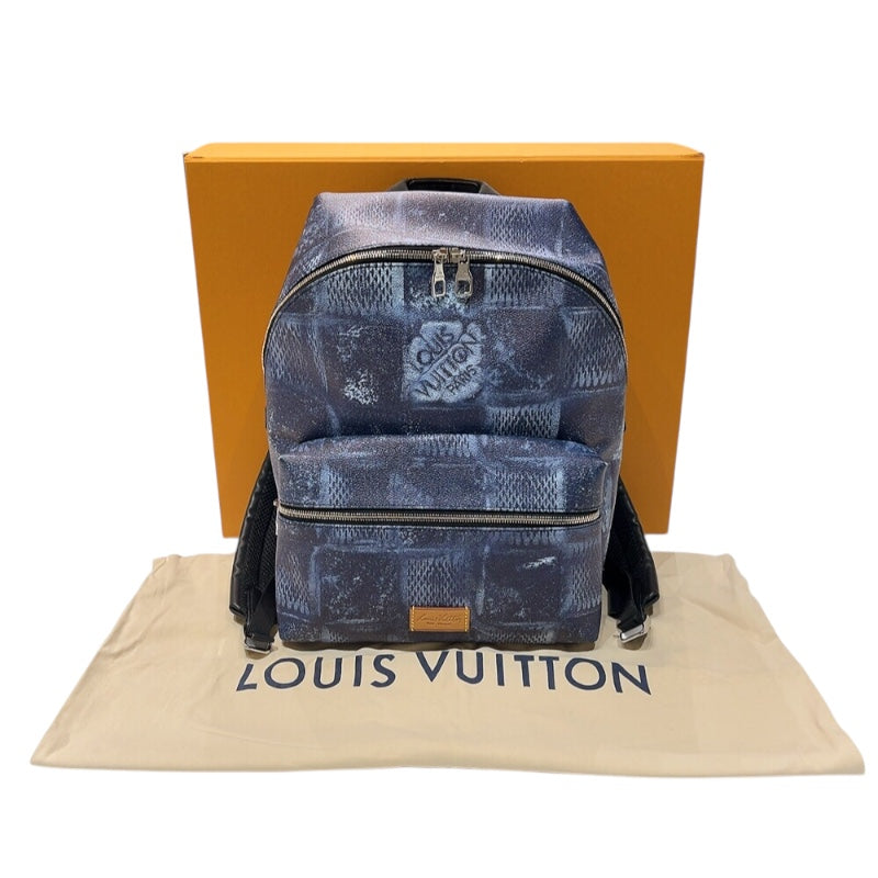 ルイ・ヴィトン LOUIS VUITTON ディスカバリー・バックパックPM N50060 ブルー シルバー金具 ダミエ・ソルト メンズ リ |  中古ブランドリユースショップ OKURA(おお蔵)