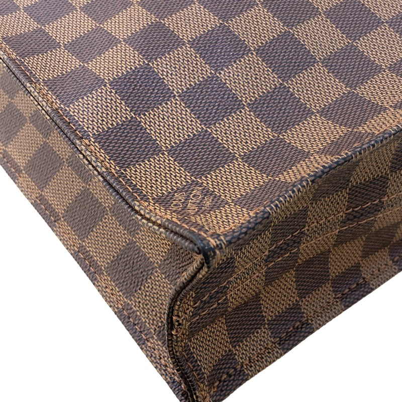 ルイ・ヴィトン LOUIS VUITTON サックプラ N51140 エベヌ ダミエキャンバス メンズ ハンドバッグ