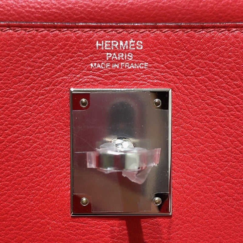 エルメス HERMES ケリーヴェルソ28 D刻印 カプシーヌ・ルージュグレナ　シルバー金具 エバーカラー レディース ハンドバッグ