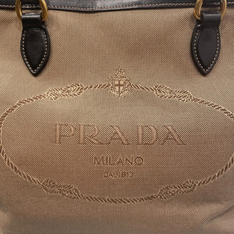 プラダ PRADA ロゴトート ベージュ キャンパス レディース トートバッグ | 中古ブランドリユースショップ OKURA(おお蔵)