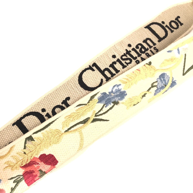 クリスチャン・ディオール Christian Dior レディディライトミディアム 21-MA-0186 イエロー キャンパス レディース ハンドバッグ