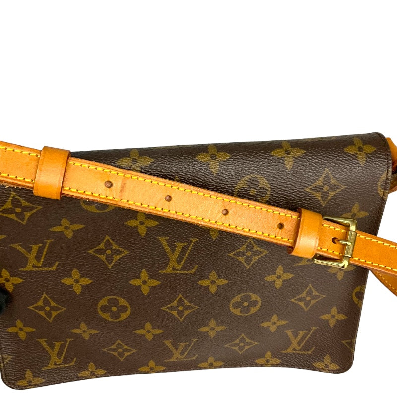 ルイ・ヴィトン LOUIS VUITTON ミュゼット・タンゴ ショート M51257 ブラウン モノグラムキャンパス レディース ショルダーバッグ