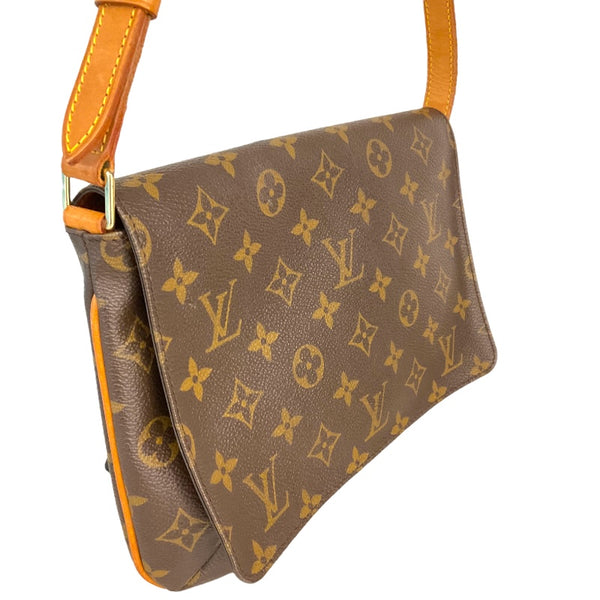 ルイ・ヴィトン LOUIS VUITTON ミュゼット・タンゴ ショート M51257 ブラウン モノグラムキャンパス レディース ショルダーバッグ