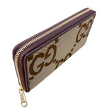 グッチ GUCCI ロングウォレット 699316 ブラウン ゴールド金具 ジャンボGG ユニセックス 長財布