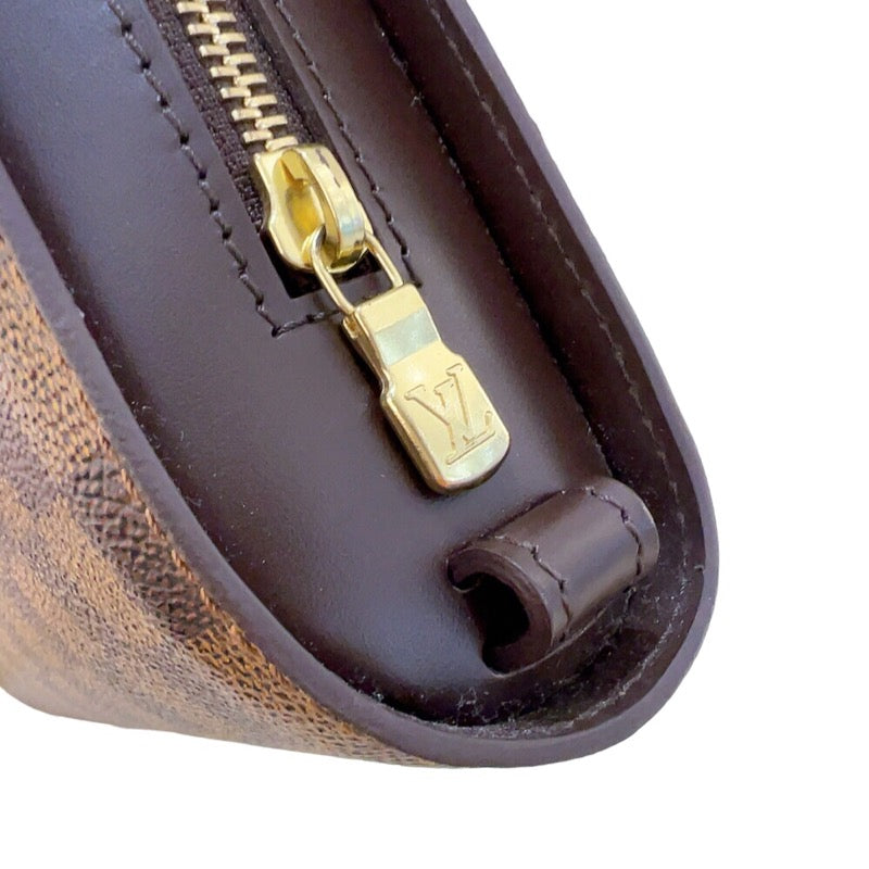 ルイ・ヴィトン LOUIS VUITTON サンルイ N51993 ダミエ・エベヌ ダミエ・キャンバス/レザー メンズ セカンドバッグ