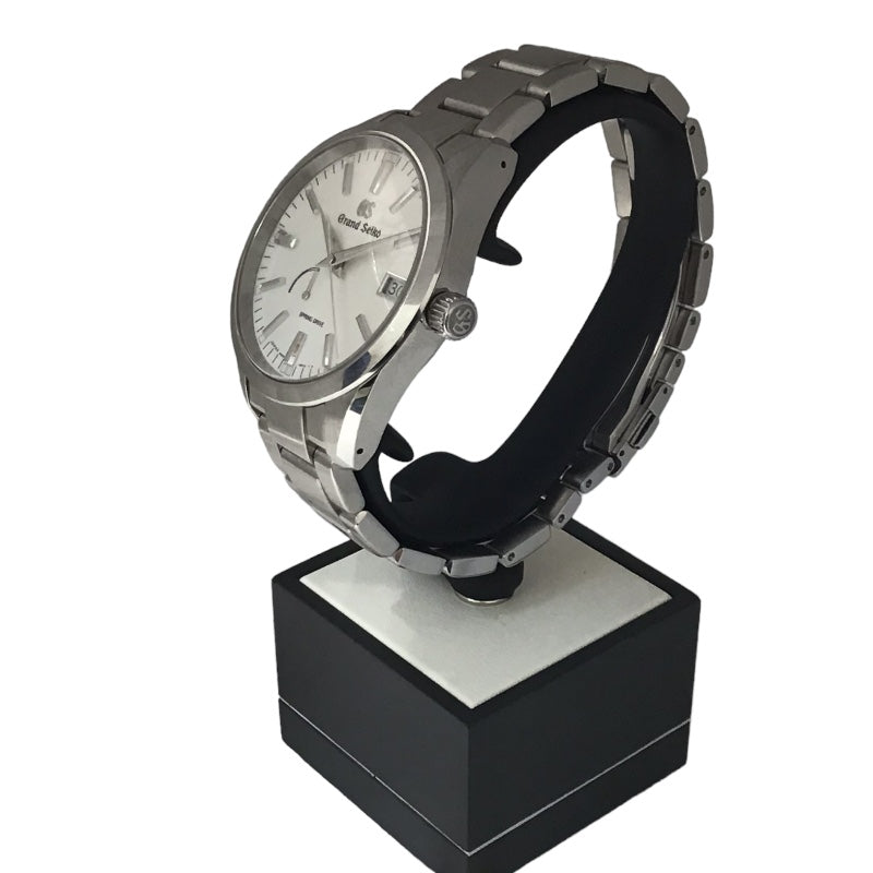 セイコー SEIKO ヘリテージコレクションスプリングドライブ SBGA299 ホワイト SS メンズ 腕時計