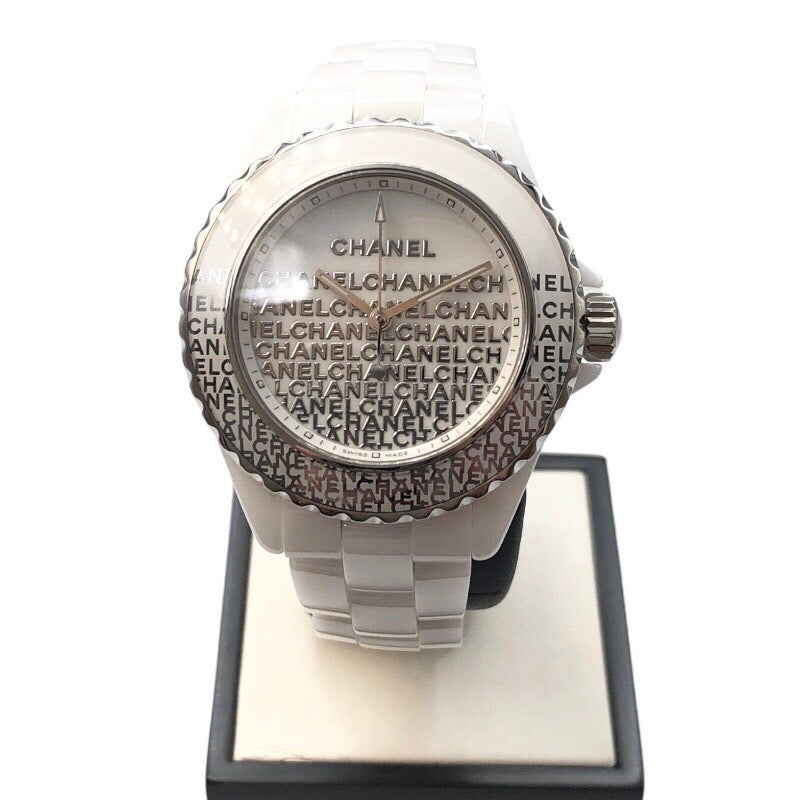 シャネル CHANEL J12ウォンテッドドゥシャネル　33mm H7419 ホワイト セラミック レディース 腕時計