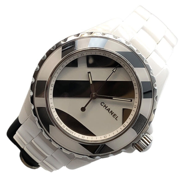 シャネル CHANEL J12　アンタイトル 38mm 世界1200本限定 H5582 ホワイト セラミック ユニセックス 腕時計