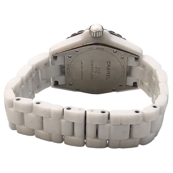 シャネル CHANEL J12　アンタイトル 38mm 世界1200本限定 H5582 ホワイト セラミック ユニセックス 腕時計