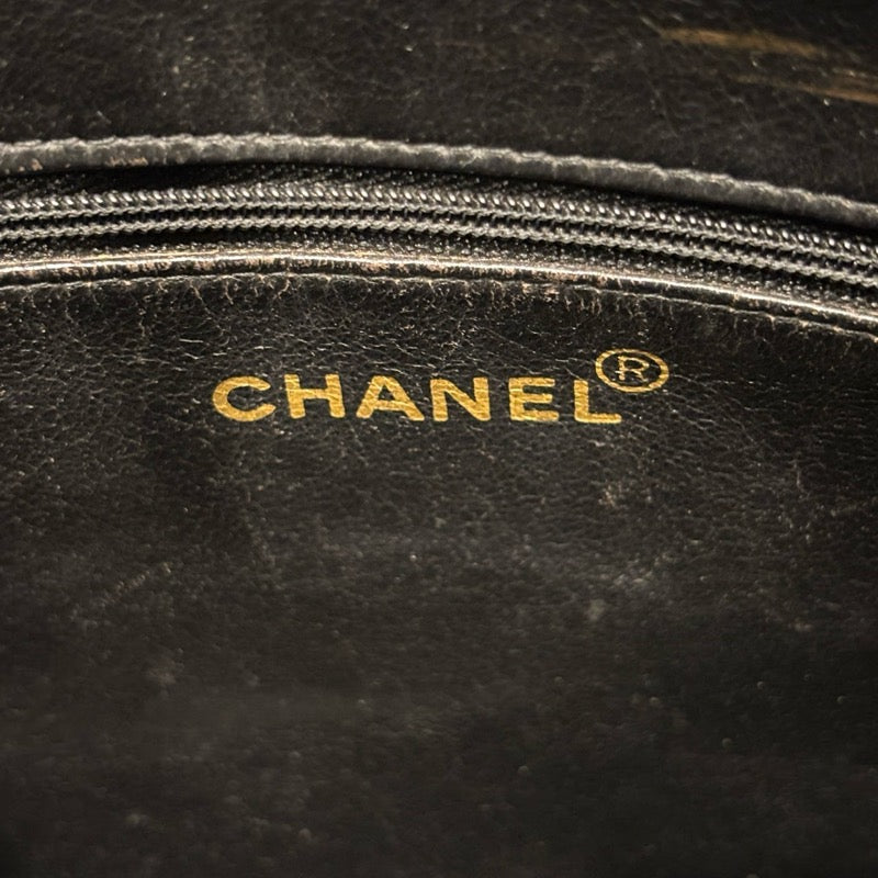 シャネル CHANEL ココマークハンドバッグ ブラック　GD金具 キャビアスキン レディース ハンドバッグ