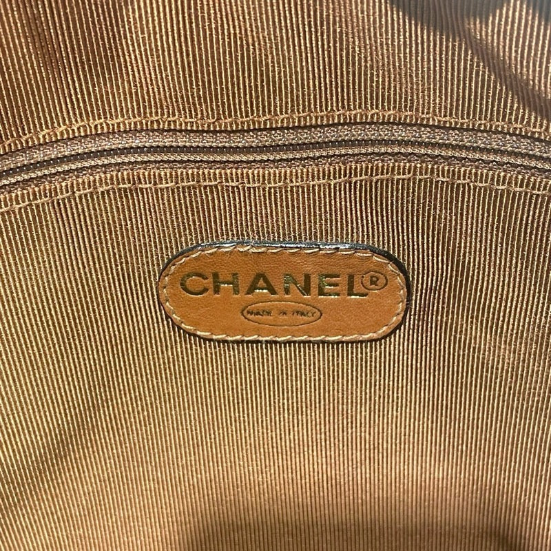 シャネル CHANEL トリプルココチェーントート ブラウン/ゴールド金具 キャビアスキン・GD金具 レディース トートバッグ