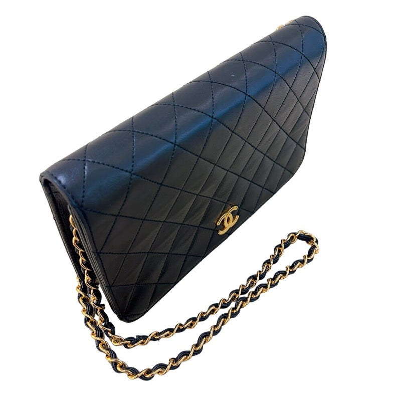 シャネル CHANEL フルフラップ チェーンショルダー A03568 ブラック ...