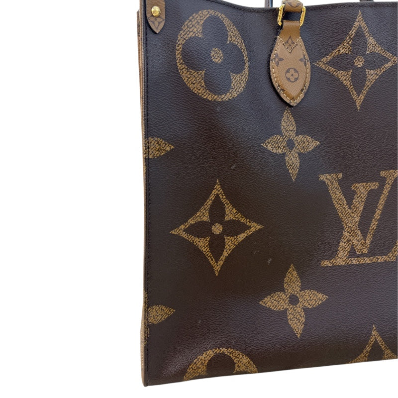 ルイ・ヴィトン LOUIS VUITTON オンザゴーMM  M45321 モノグラム　ゴールド金具 レディース ハンドバッグ