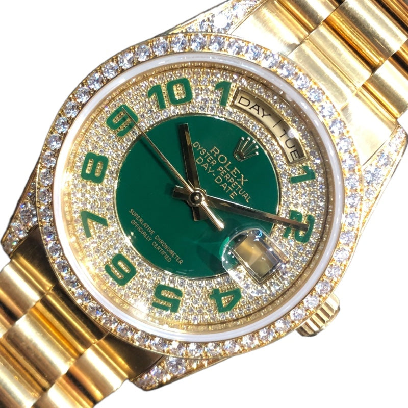 ロレックス ROLEX デイデイト ダイヤ 118388 K18YG メンズ 腕時計