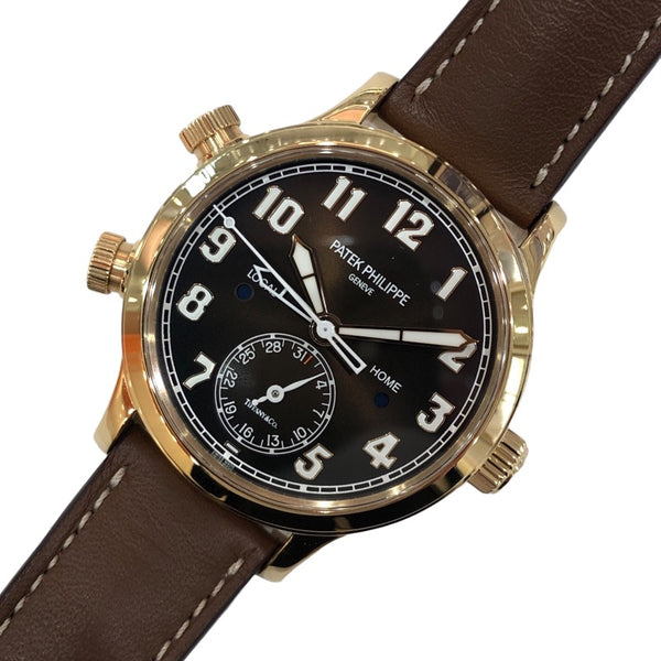 パテック・フィリップ PATEK PHILIPPE カラトラバ パイロット トラベルタイム 7234R-001  K18PG メンズ 腕時計