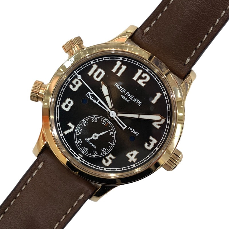 パテック・フィリップ PATEK PHILIPPE カラトラバ パイロット トラベルタイム 7234R-001  K18PG メンズ 腕時計