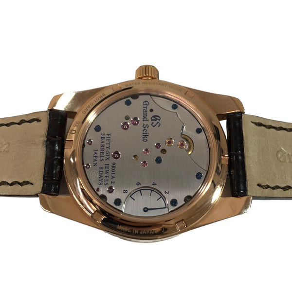 セイコー SEIKO グランドセイコー マスターピースコレクション スプリングドライブ8Days SBGD202 K18ピンクゴールド 手巻き メンズ 腕時計