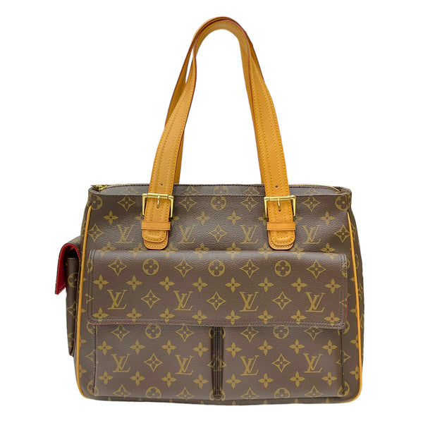 ルイ・ヴィトン LOUIS VUITTON ミュルティプリ・シテ M51162 ブラウン モノグラム・キャンバス/レザー レディース ハンドバッグ