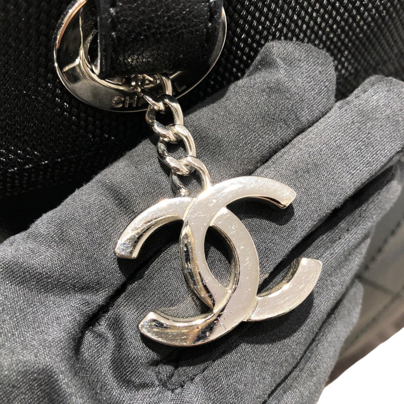 シャネル CHANEL パリビアリッツトートMM A34209 ブラック/SV金具 