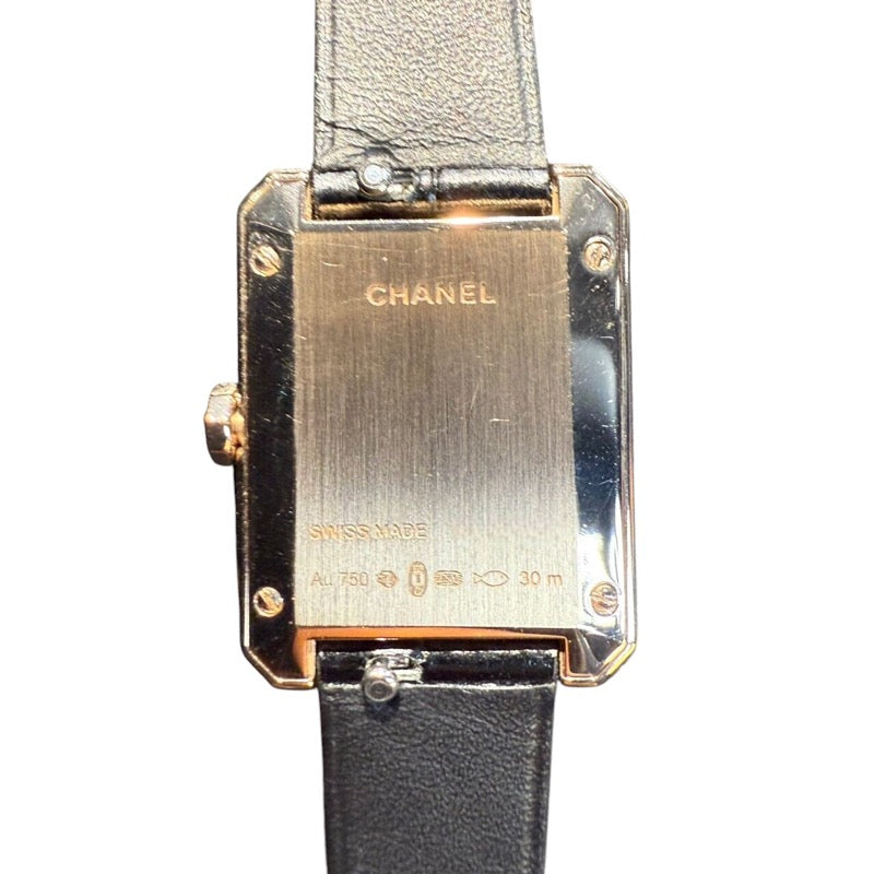 シャネル CHANEL ボーイフレンド H4886 K18ピンクゴールド クオーツ レディース 腕時計