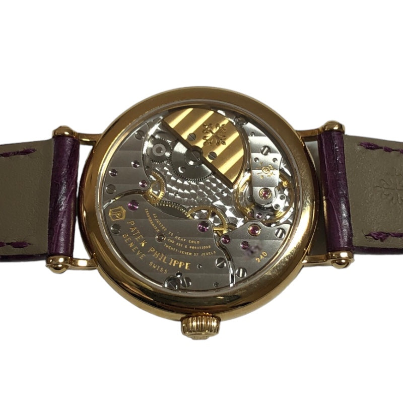 パテック・フィリップ PATEK PHILIPPE カラトラバ7200/200Rモデル 7200/200R-001 K18ピンクゴールド レディース 腕時計