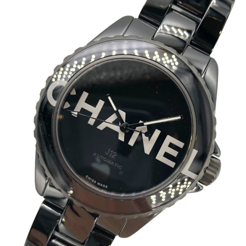 シャネル CHANEL J12 ウォンテッド ドゥ シャネル H7418 ブラック セラミック メンズ 腕時計