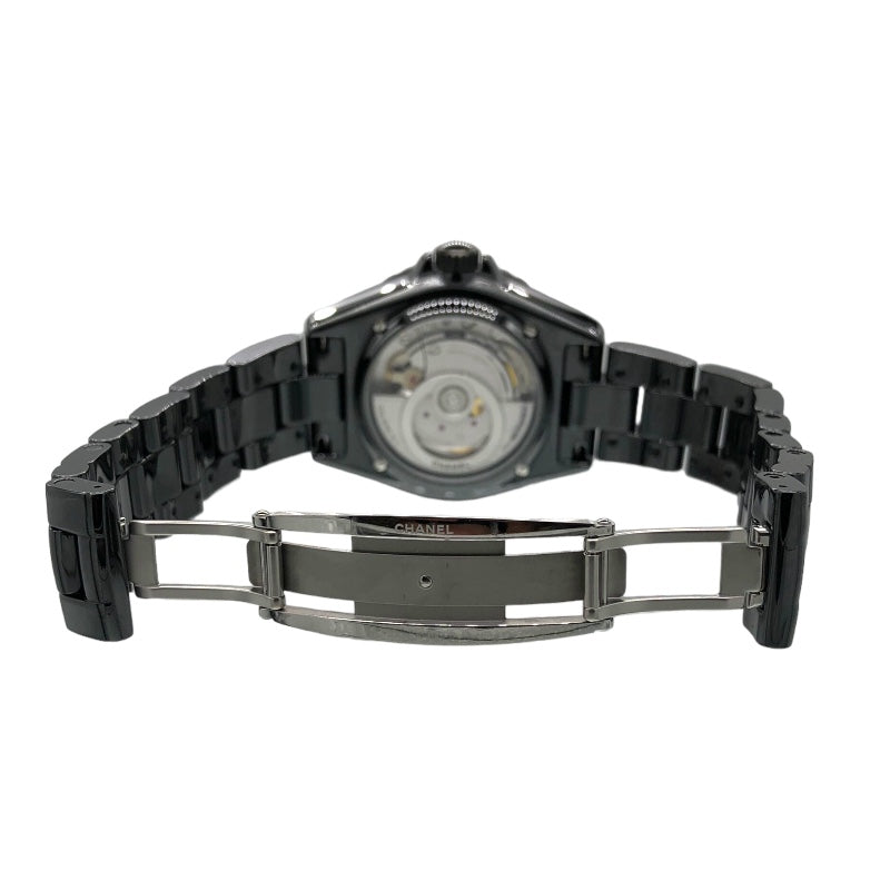 シャネル CHANEL J12 ウォンテッド ドゥ シャネル H7418 ブラック セラミック メンズ 腕時計